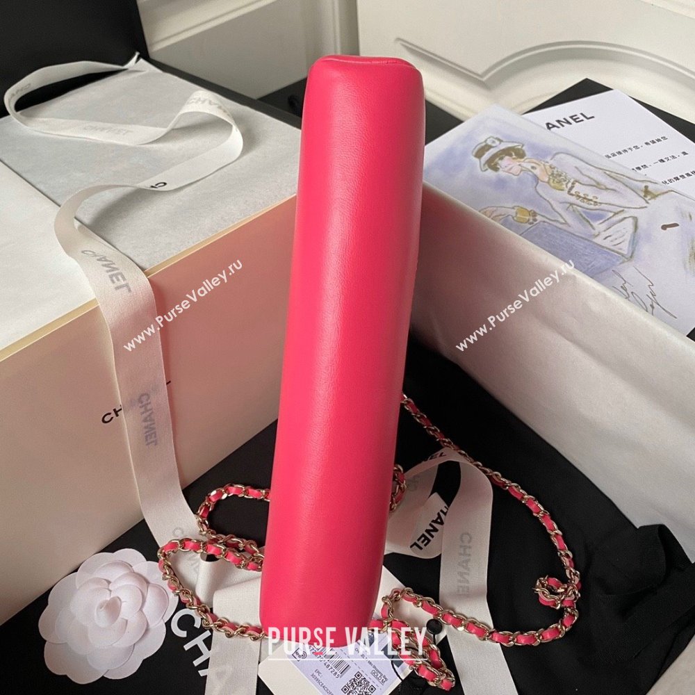 Chanel 31 nano Shopping Bag in Calfskin fuchsia 2024 (JIYUAN-231215-16)