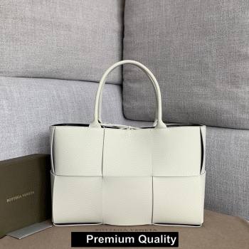 Bottega Veneta calfskin ARCO TOTE bag white 2020 (wante-2597)