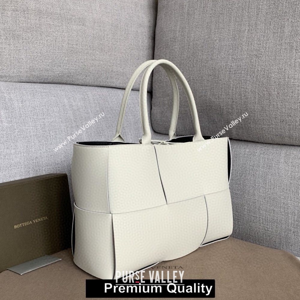 Bottega Veneta calfskin ARCO TOTE bag white 2020 (wante-2597)