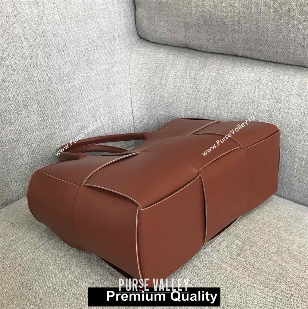 Bottega Veneta calfskin ARCO TOTE bag burgundy 2020 (wante-5683)