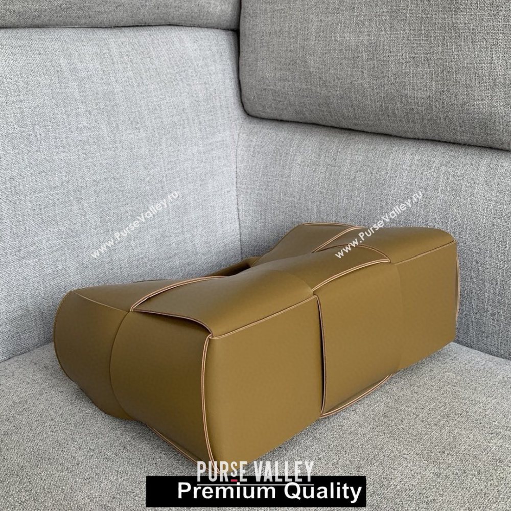 Bottega Veneta calfskin ARCO TOTE bag apricot 2020 (wante-5602)