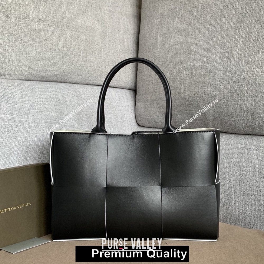 Bottega Veneta calfskin ARCO TOTE bag black 2020 (wante-6517)