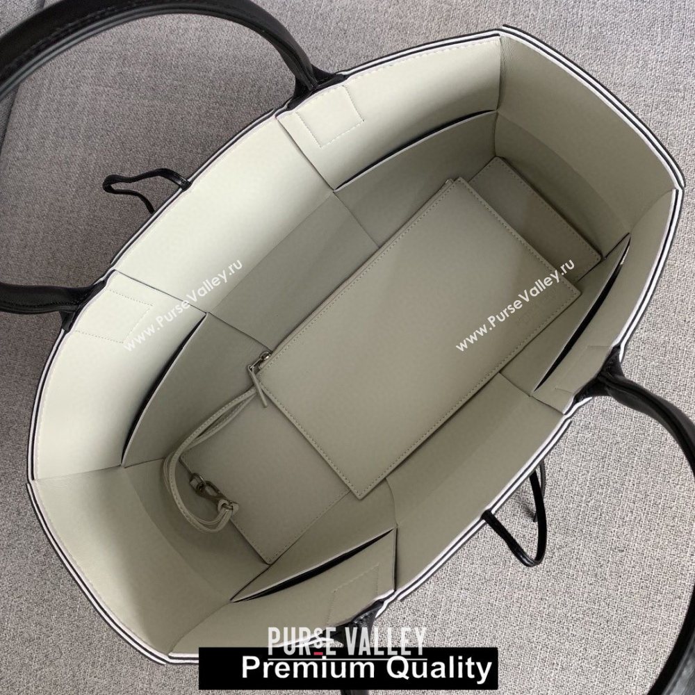 Bottega Veneta calfskin ARCO TOTE bag black 2020 (wante-6517)