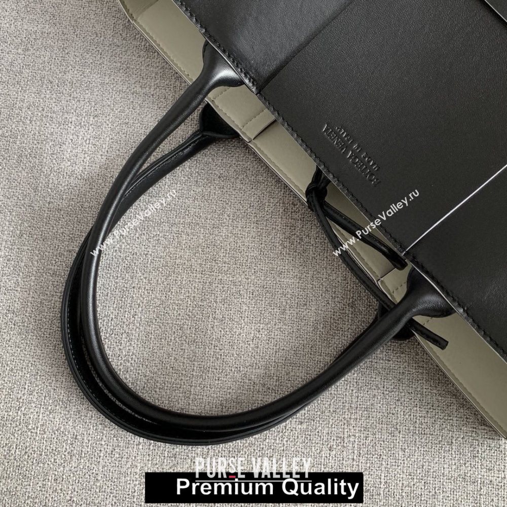 Bottega Veneta calfskin ARCO TOTE bag black 2020 (wante-6517)