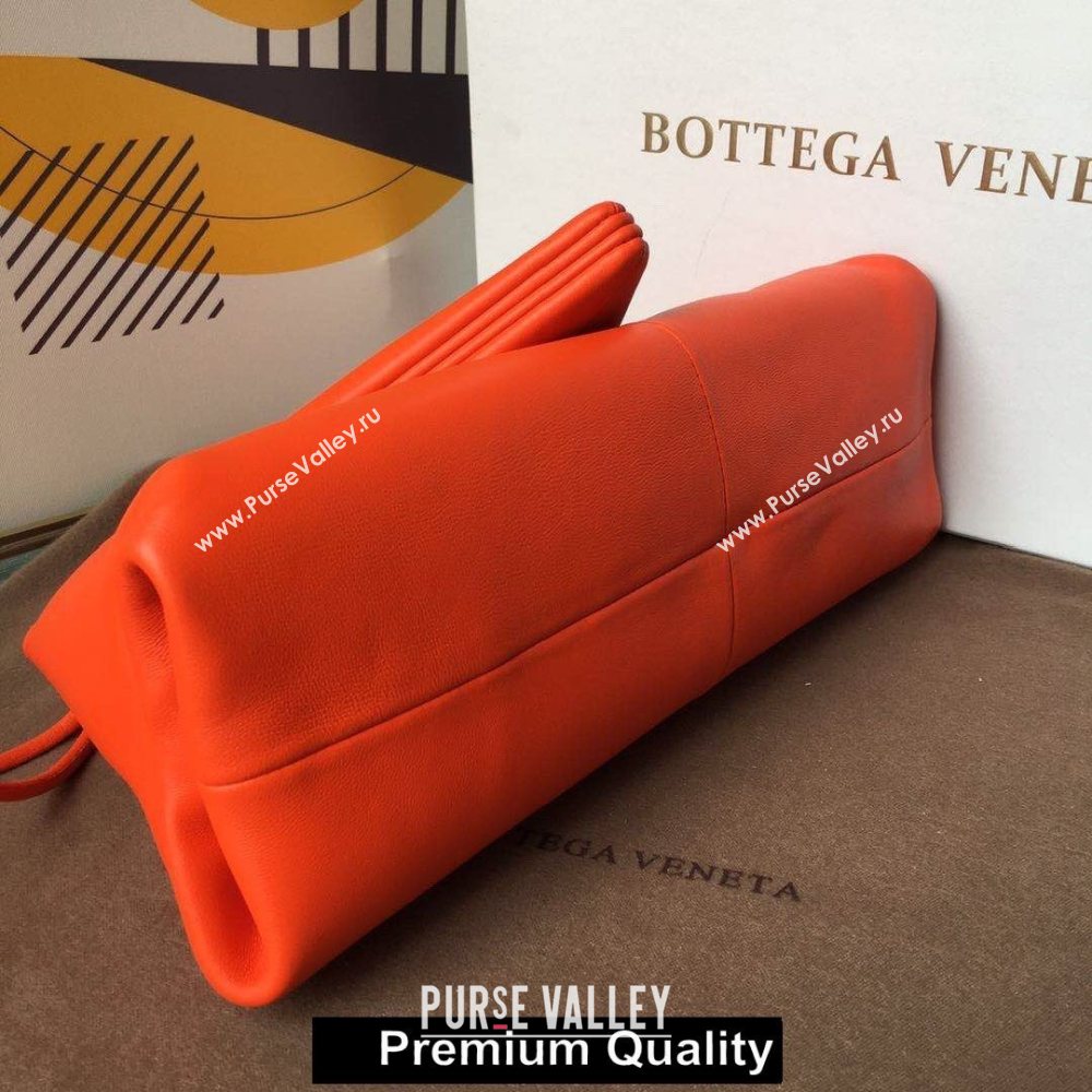 Bottega Veneta Angular clutch bag with triangular fold red 2020 (wante-4738)