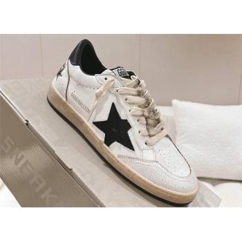 golden goose Womens Ball Star in nappa with white star and black heel tab 2024 (nono-240129-04)
