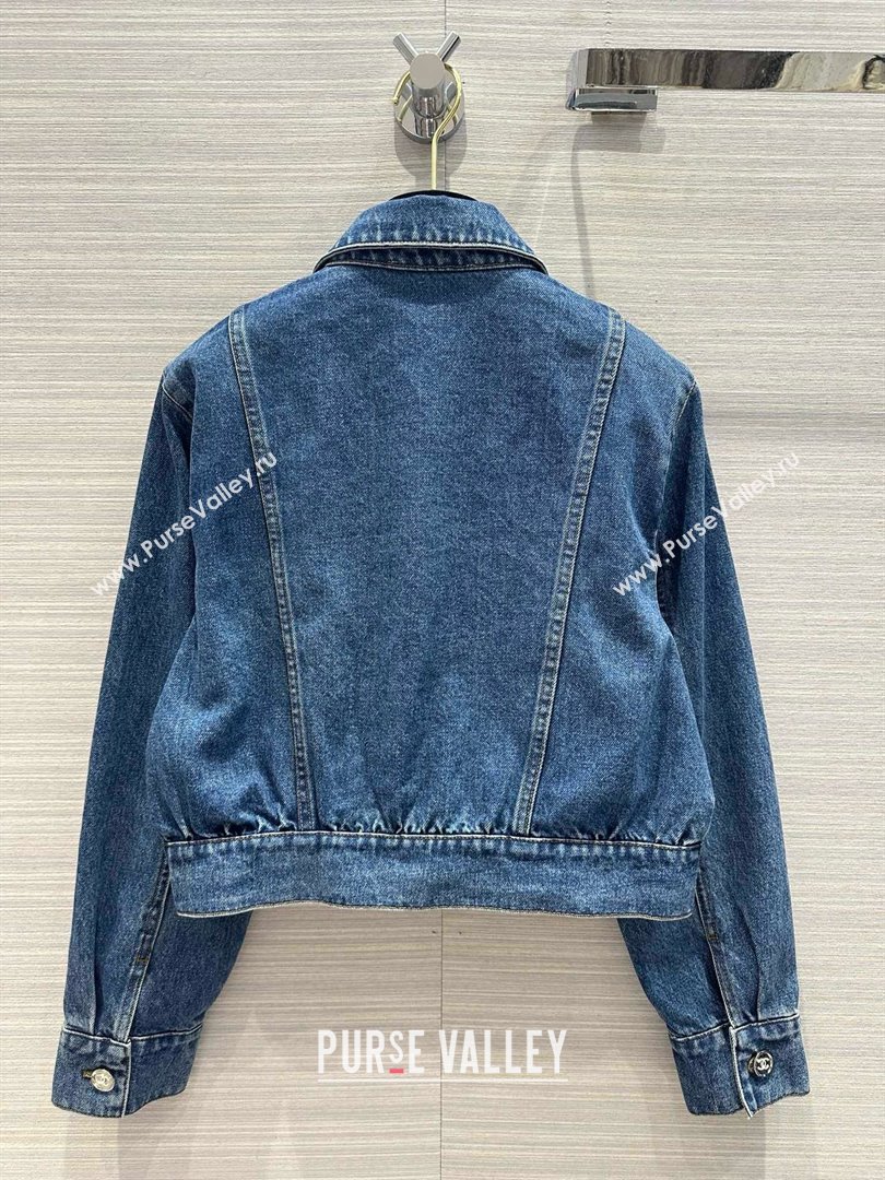 Chanel Coco Denim Jacket Blue 2024 (QIQI-240130-18)