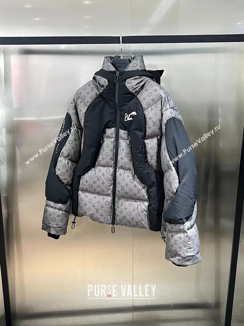 Louis Vuitton 2054 Heat Reactive Puffer GRAY/BLACK 2023 (FANGFANG-230925-01)