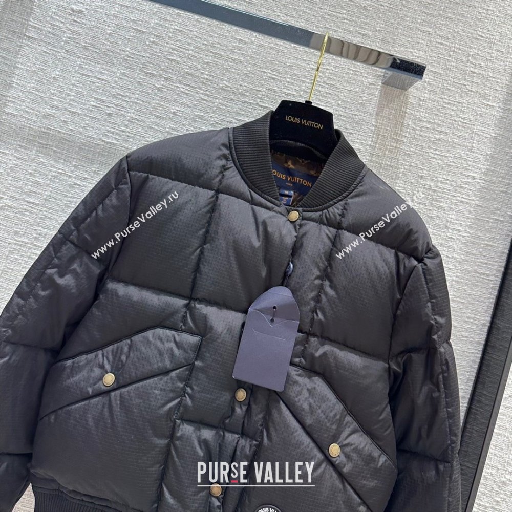 Louis Vuitton DOWN JACKET BLACK 2023 (QIQI-230925-03)