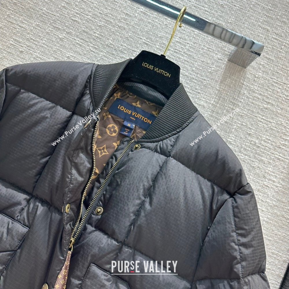 Louis Vuitton DOWN JACKET BLACK 2023 (QIQI-230925-03)