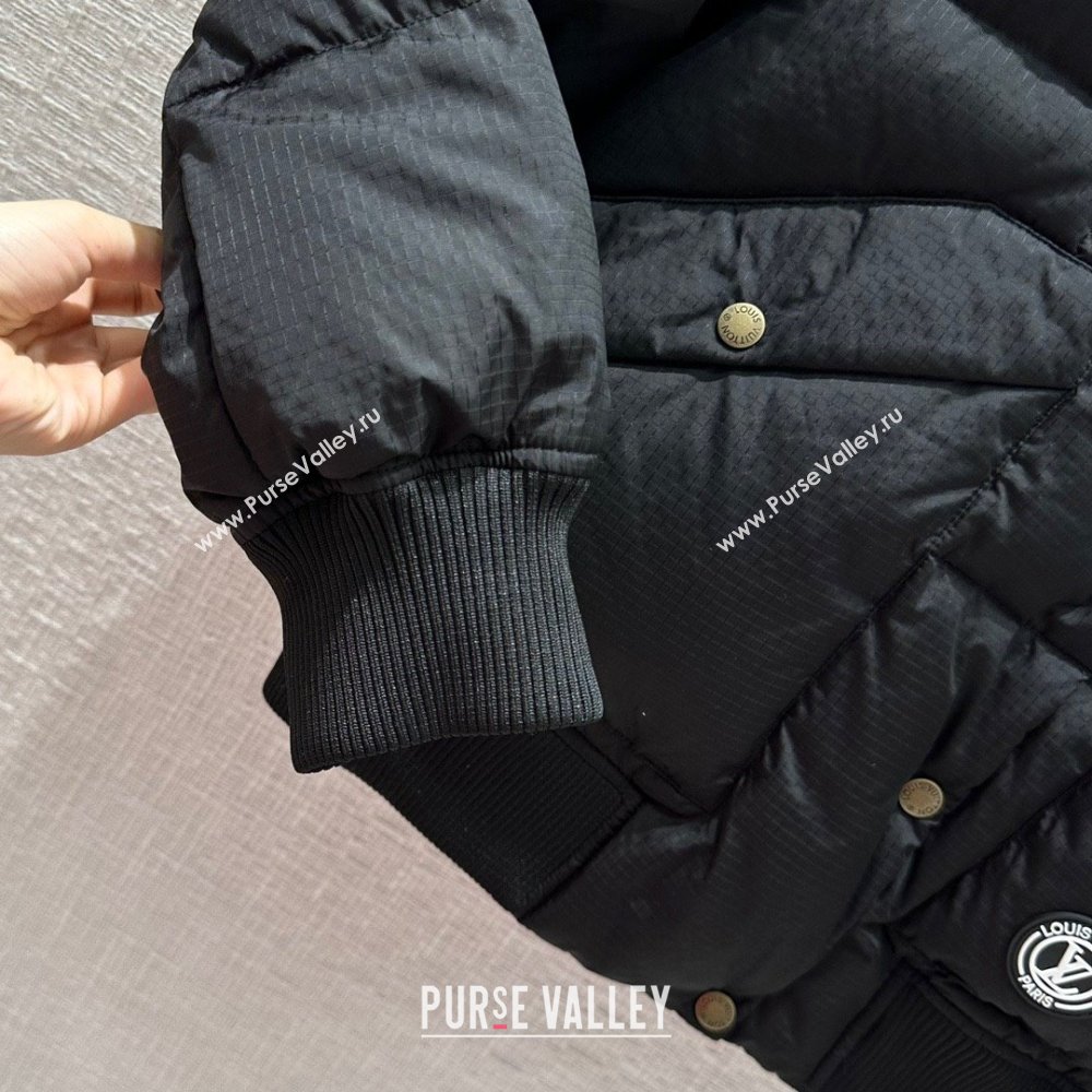 Louis Vuitton DOWN JACKET BLACK 2023 (QIQI-230925-03)