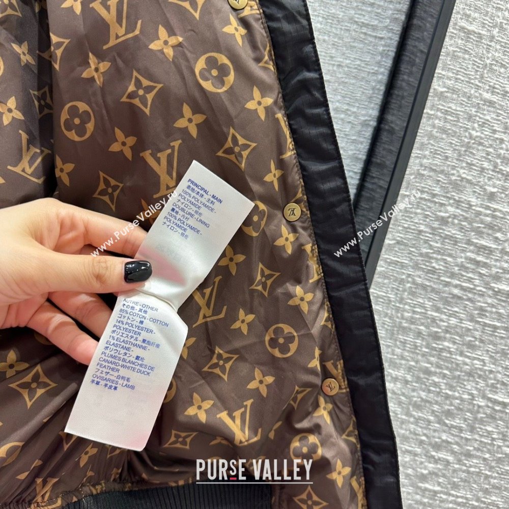 Louis Vuitton DOWN JACKET BLACK 2023 (QIQI-230925-03)