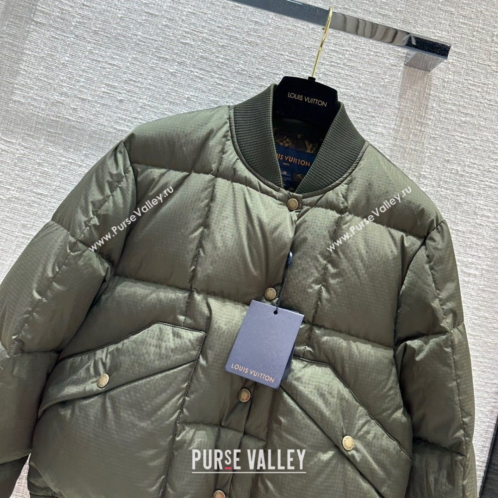 Louis Vuitton DOWN JACKET ARMY GREEN 2023 (QIQI-230925-04)