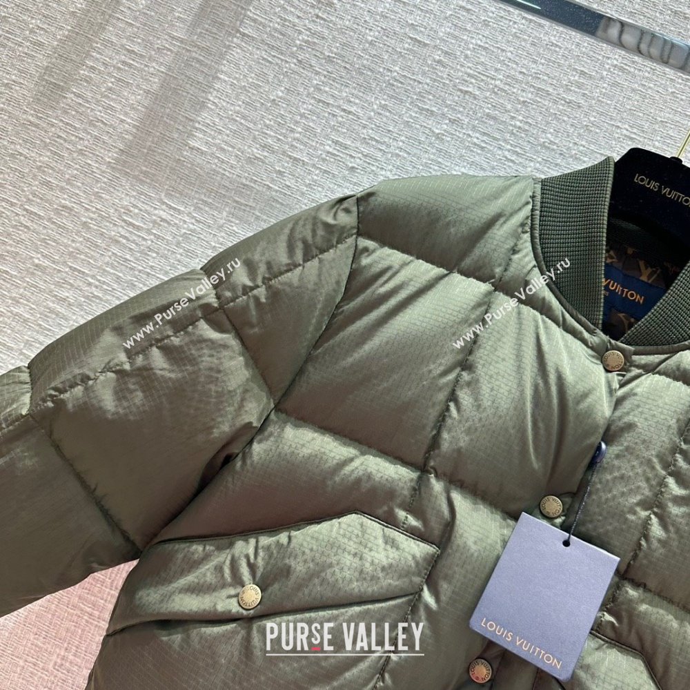 Louis Vuitton DOWN JACKET ARMY GREEN 2023 (QIQI-230925-04)