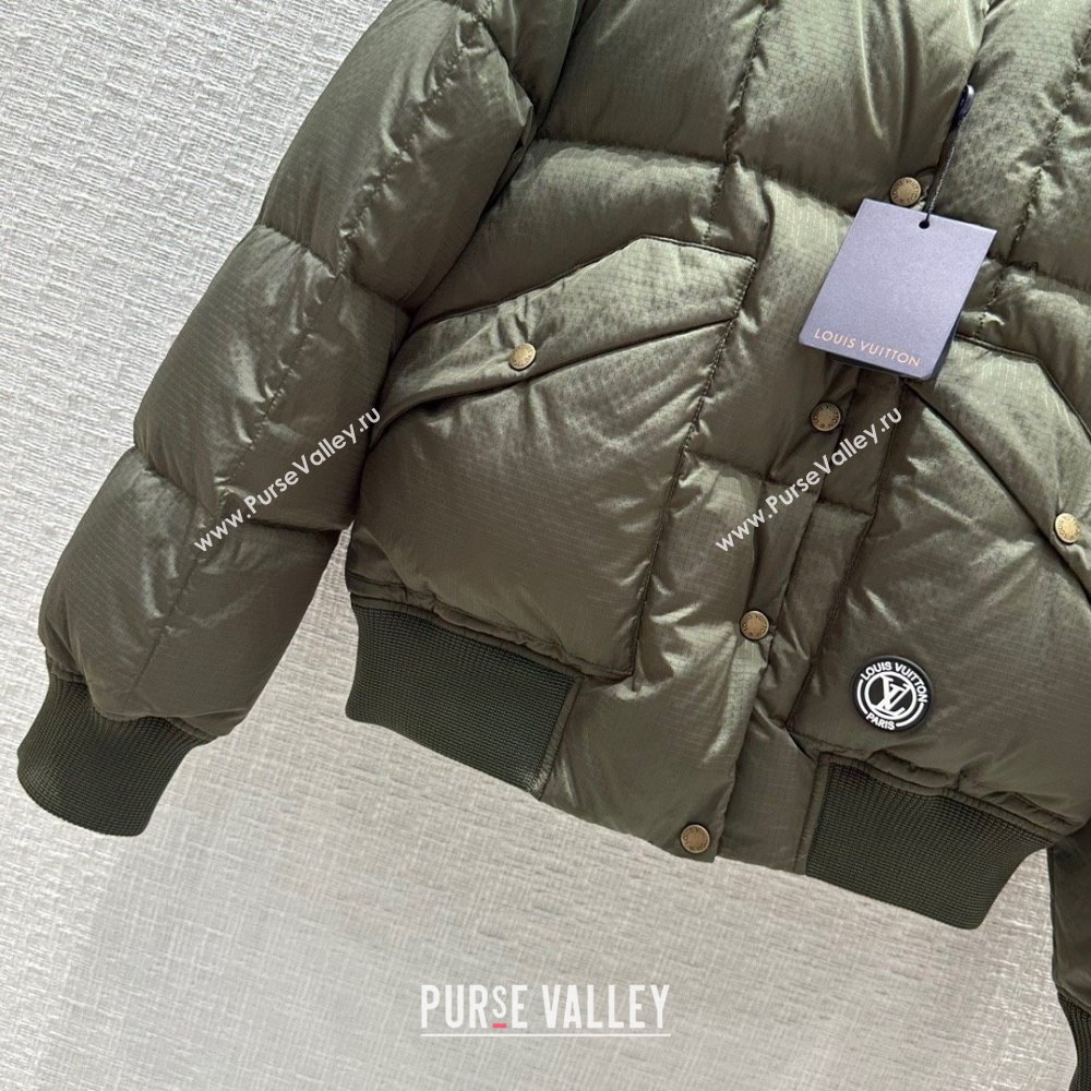 Louis Vuitton DOWN JACKET ARMY GREEN 2023 (QIQI-230925-04)