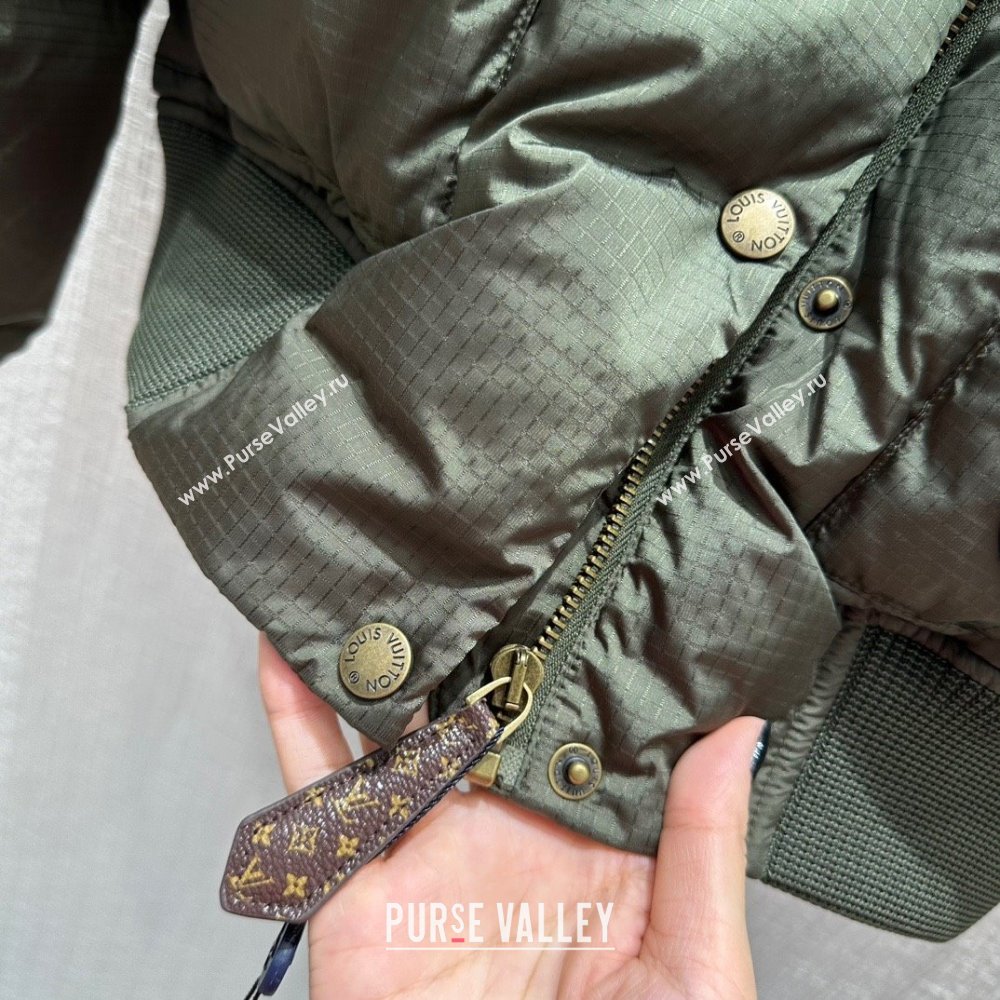 Louis Vuitton DOWN JACKET ARMY GREEN 2023 (QIQI-230925-04)