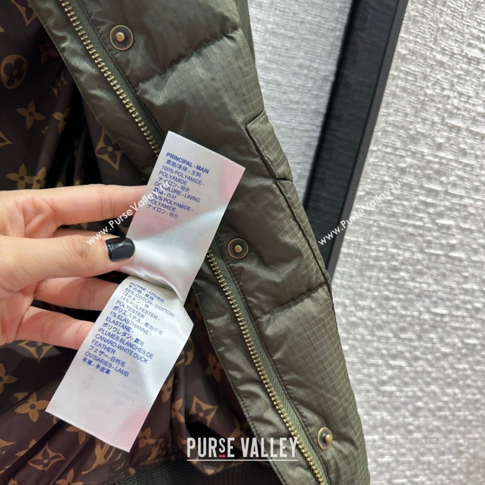 Louis Vuitton DOWN JACKET ARMY GREEN 2023 (QIQI-230925-04)