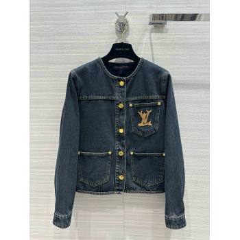 LOUIS VUITTON Nautical LV Patch Denim Jacket 2024 (QIQI-240325-02)