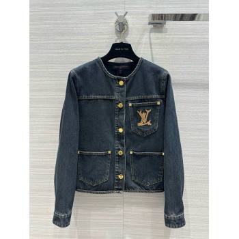 LOUIS VUITTON Nautical LV Patch Denim Jacket 2024 (QIQI-240325-02)