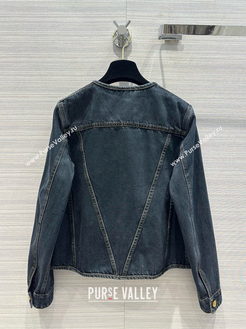 LOUIS VUITTON Nautical LV Patch Denim Jacket 2024 (QIQI-240325-02)