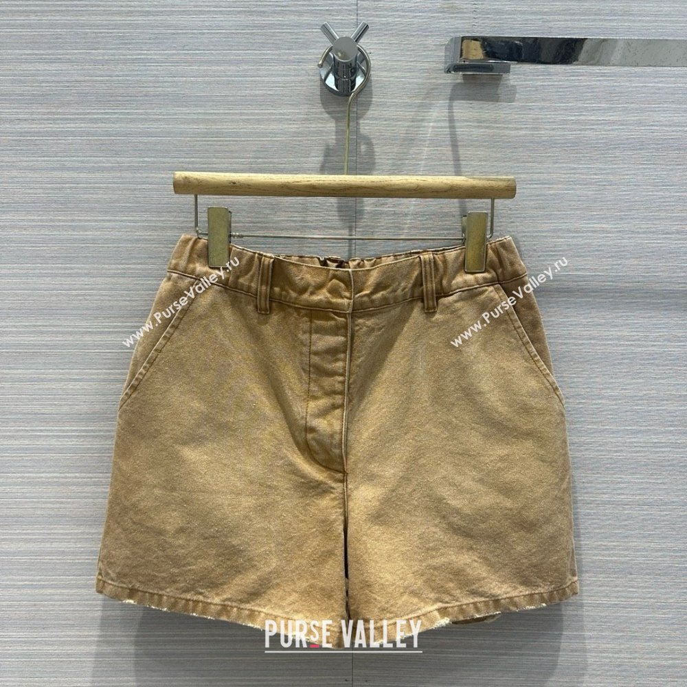 PRADA Cropped canvas jacket SHORTS 2024 (QIQI-240325-19)