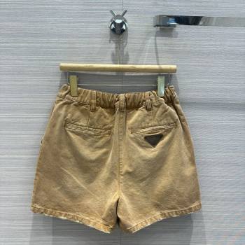 PRADA Cropped canvas jacket SHORTS 2024 (QIQI-240325-19)