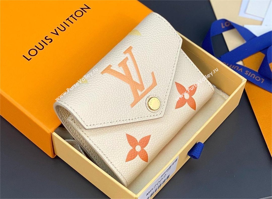 Louis Vuitton Gradient Neutral Victorine Wallet in Monogram Empreinte embossed leather M82202 2024 (kiki-240419-02)