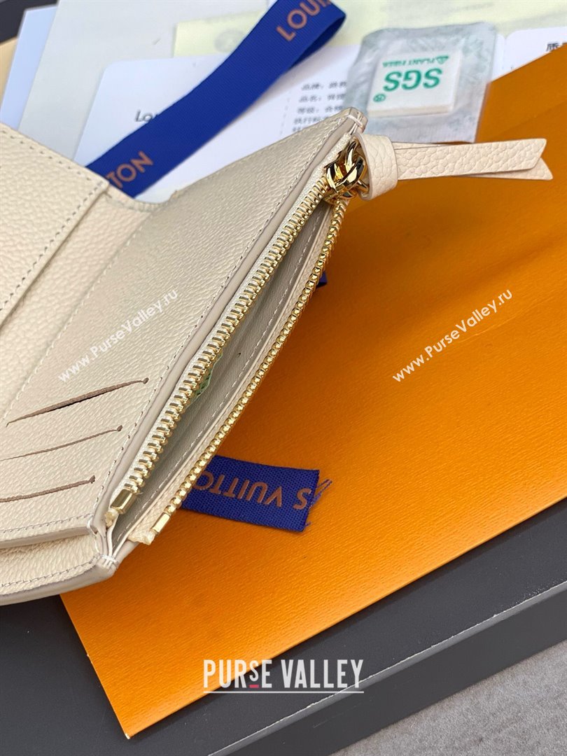 Louis Vuitton Gradient Neutral Victorine Wallet in Monogram Empreinte embossed leather M82202 2024 (kiki-240419-02)