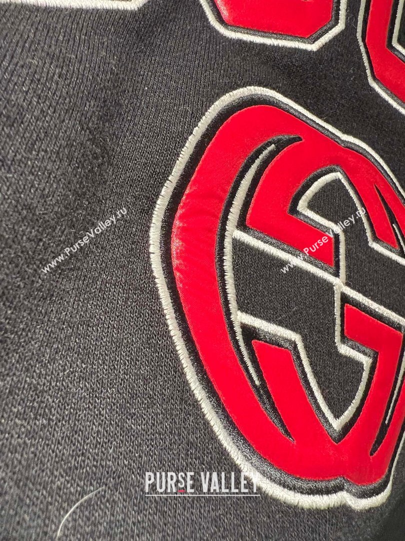 gucci Jersey sweatshirt with embroidery black 2023 (qiqi-231219-03)
