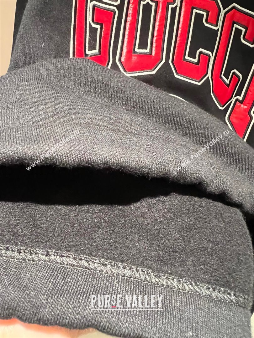 gucci Jersey sweatshirt with embroidery black 2023 (qiqi-231219-03)