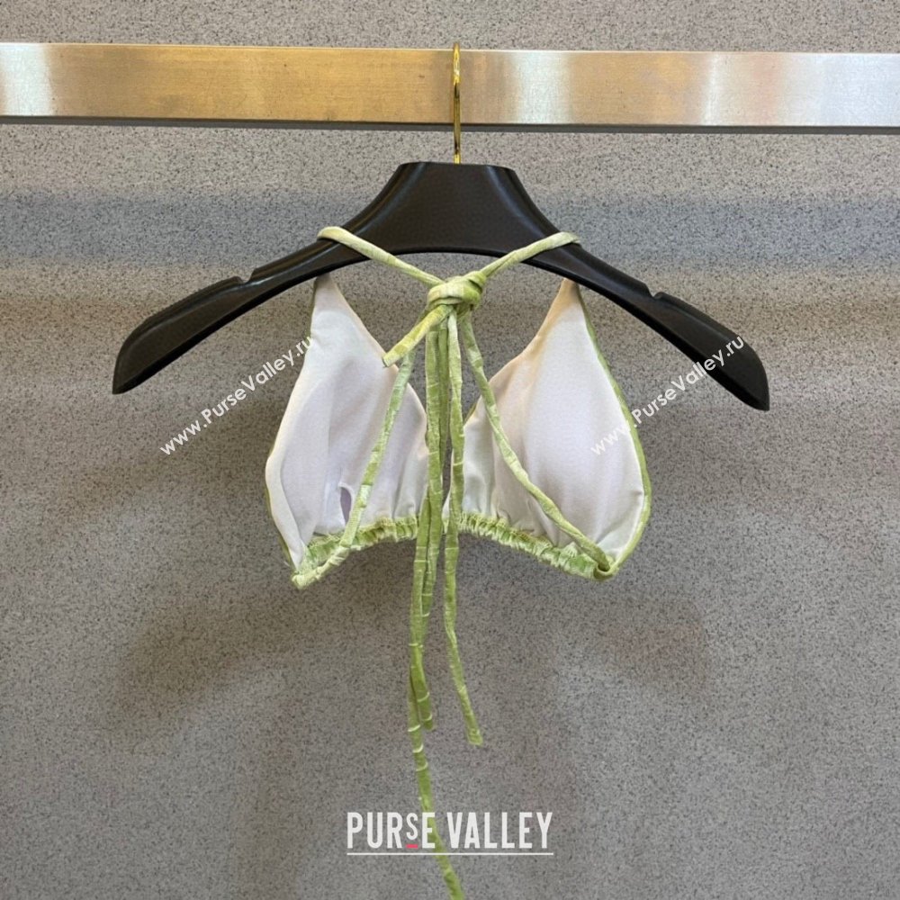 FENDI GREEN VELVET BIKINI 2023 (shishang-230921-21)