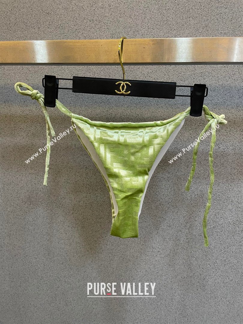 FENDI GREEN VELVET BIKINI 2023 (shishang-230921-21)