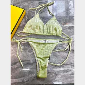 FENDI GREEN VELVET BIKINI 2023 (shishang-230921-21)