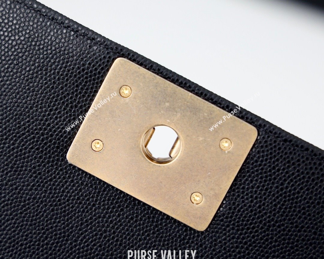 Chanel Medium Le Boy Bag In Caviar Leather black With Gold Hardware(Original Quality) (shunyang-231106-01)