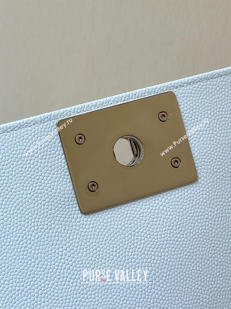 Chanel Medium Le Boy Bag In Caviar Leather white With silver Hardware(Original Quality) (shunyang-231106-06)