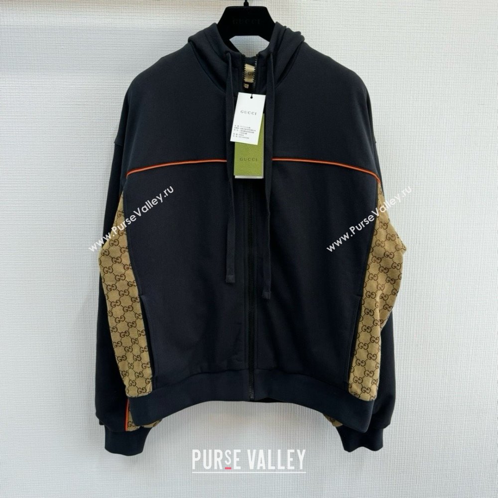 gucci Cotton jersey zip jacket 768482 2024 (qiqi-240409-06)
