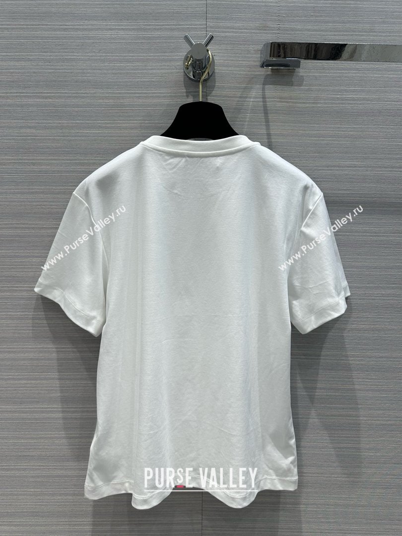 LOUIS VUITTON Nautical LV T-Shirt 1AFMZ4 WHITE 2024 (qiqi-240409-09)