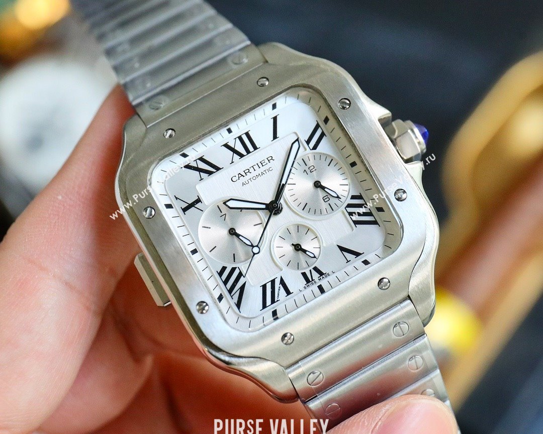 Cartier 40MM santos watch 03 (KANA-231215-03)