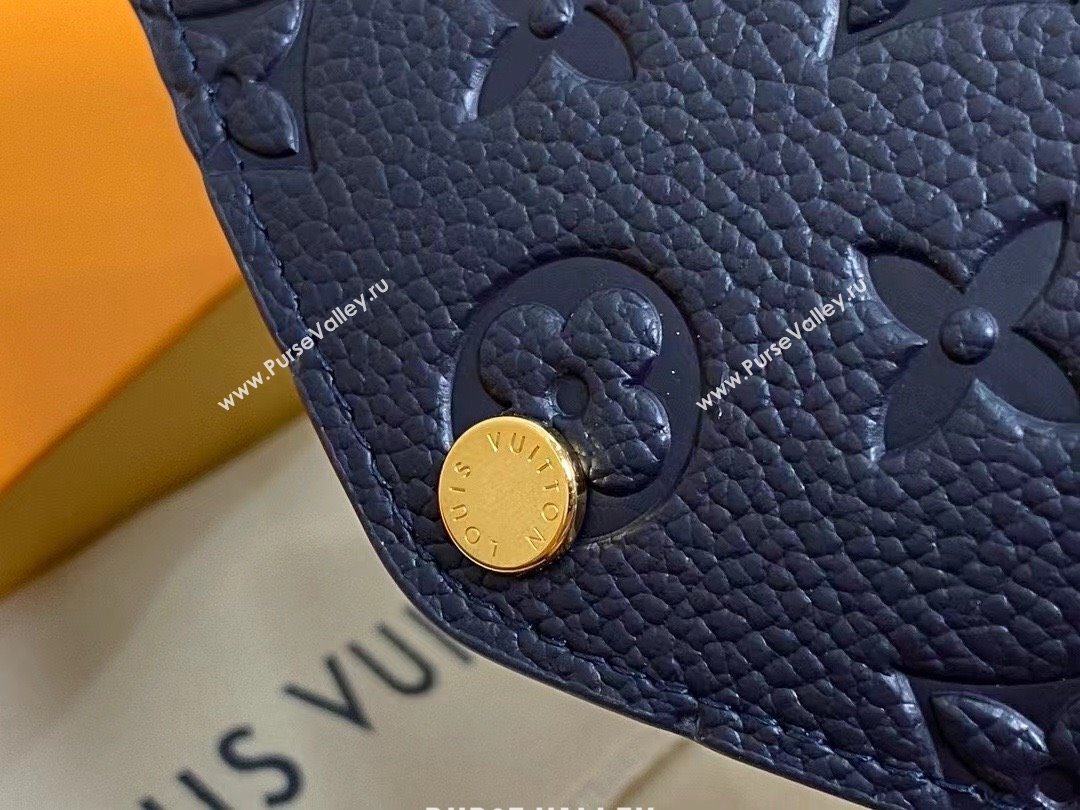 LOUIS VUITTON sarah Wallet M81049 navy blue 2024 (KIKI-240422-07)