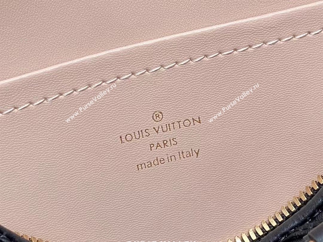 LOUIS VUITTON MALLETAGE LEATHER Speedy Bandoulière 20 M24261 black 2024 (kiki-240423-01)