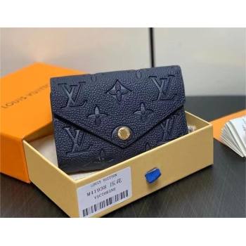 LOUIS VUITTON Victorine Wallet M41938 navy blue 2024 (KIKI-240422-10)