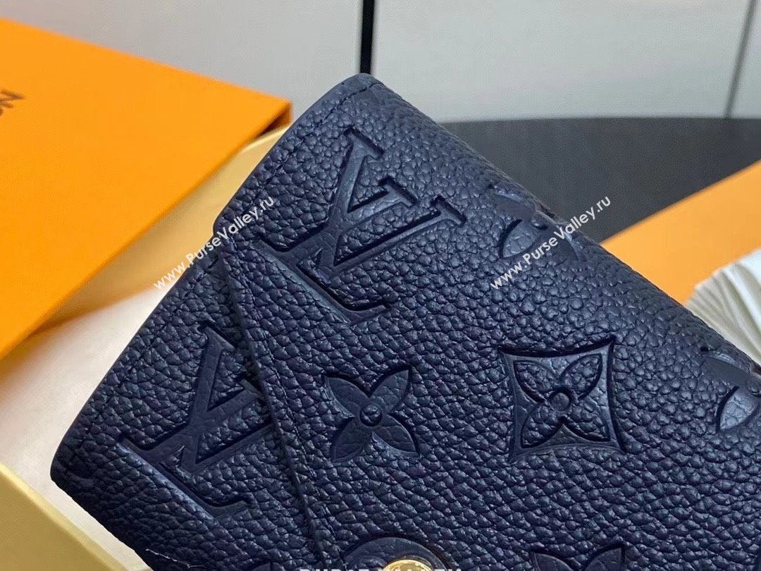 LOUIS VUITTON Victorine Wallet M41938 navy blue 2024 (KIKI-240422-10)