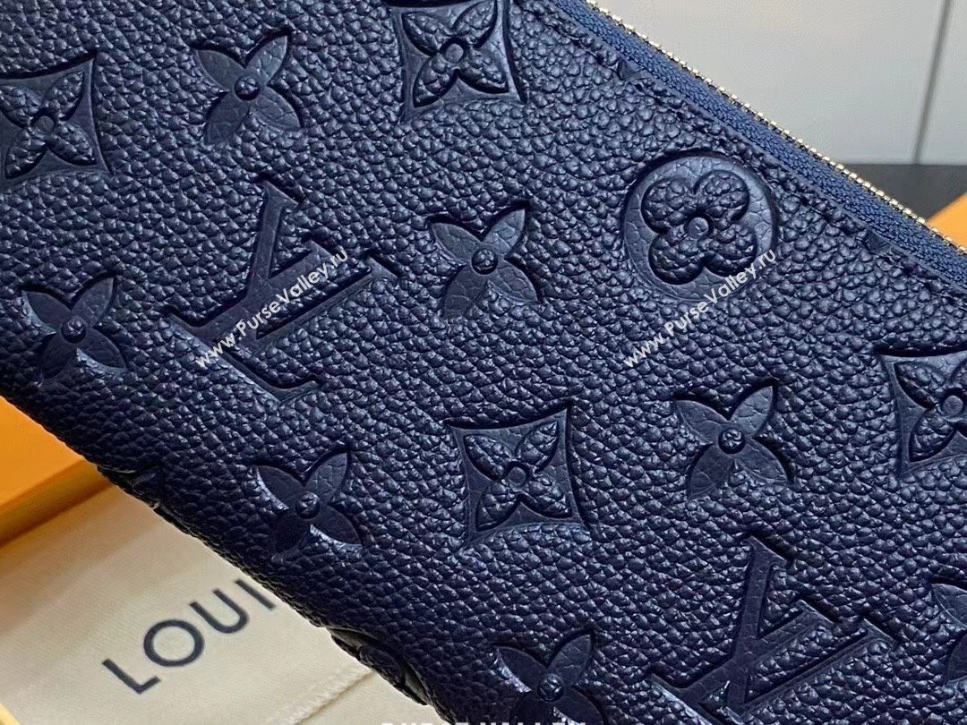 LOUIS VUITTON clemence Wallet M83594 navy blue 2024 (KIKI-240422-08)