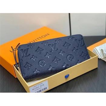 LOUIS VUITTON zippy Wallet M61864 navy blue 2024 (KIKI-240422-09)