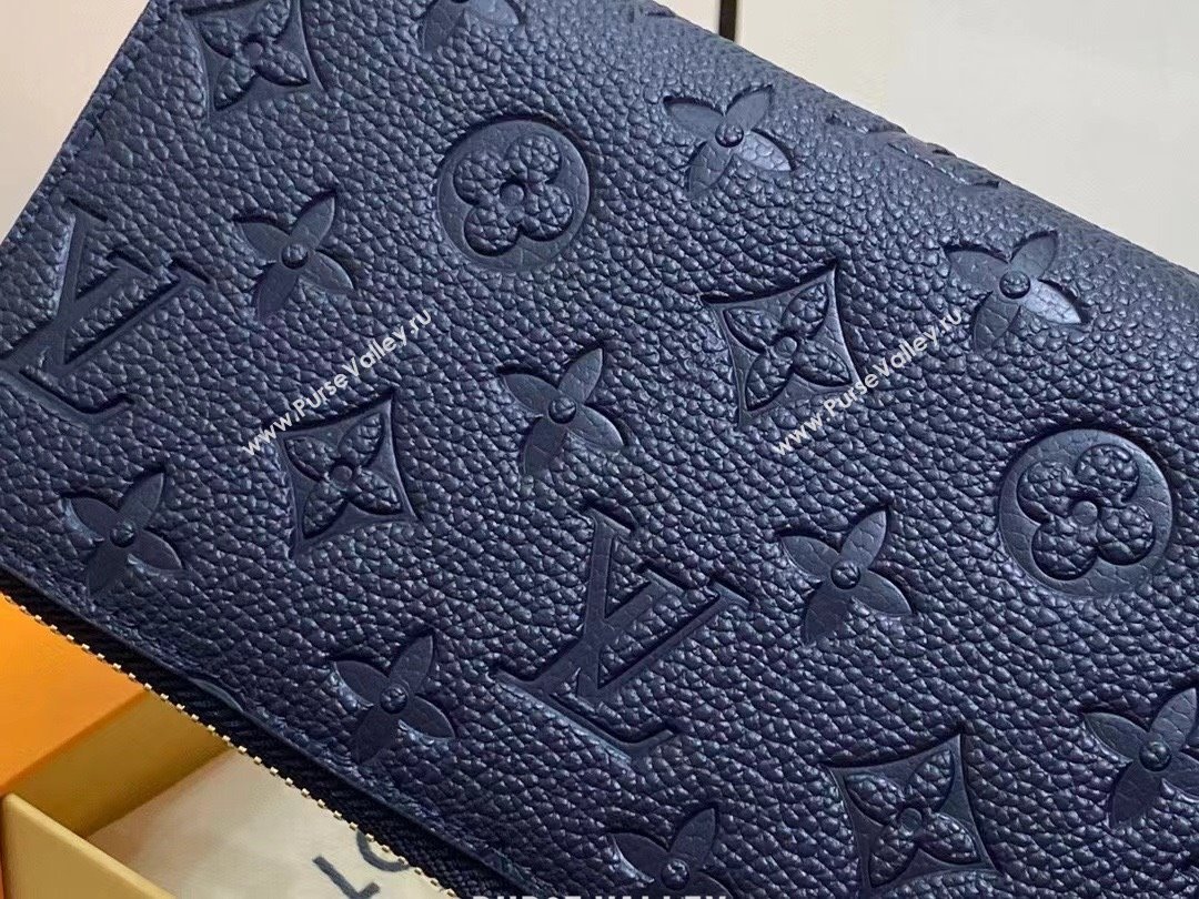 LOUIS VUITTON zippy Wallet M61864 navy blue 2024 (KIKI-240422-09)