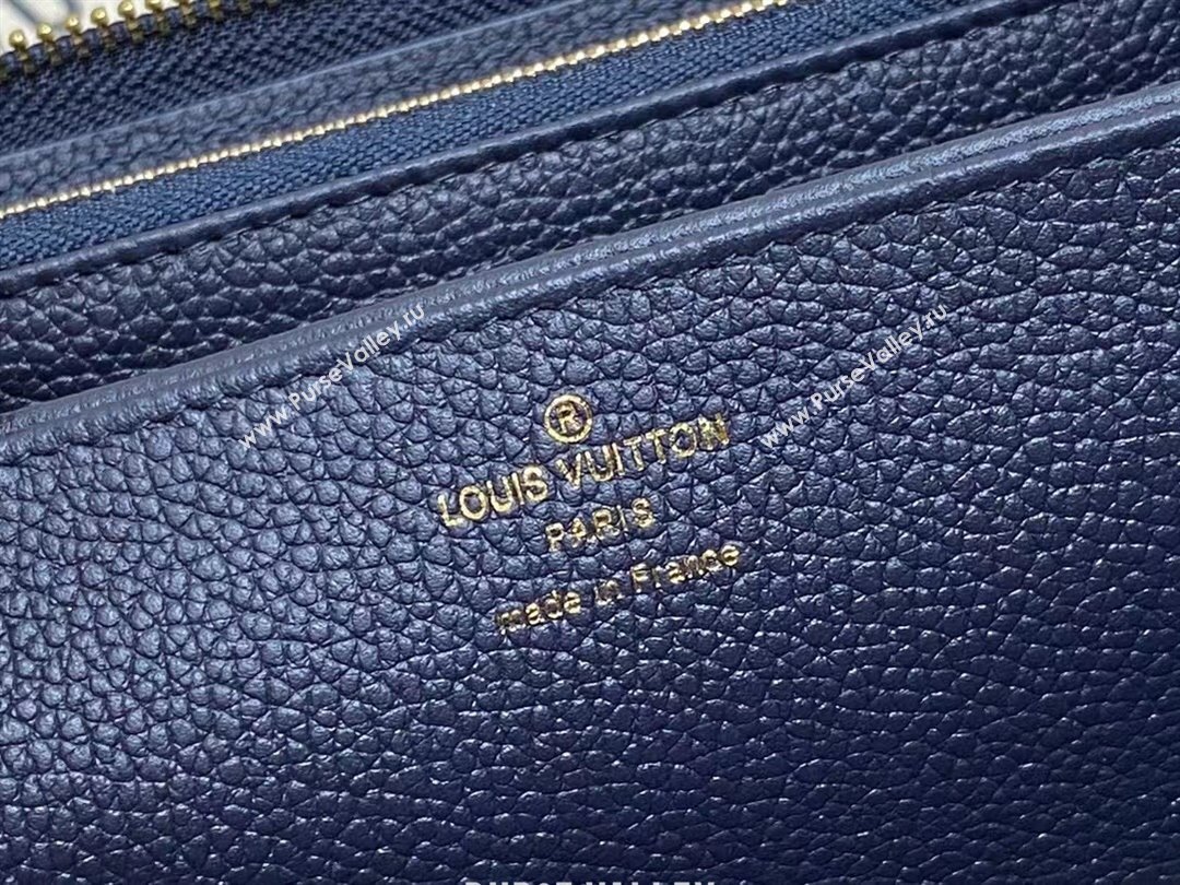 LOUIS VUITTON zippy Wallet M61864 navy blue 2024 (KIKI-240422-09)