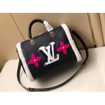 Louis Vuitton Speedy Bandouliere 30 Bag M56966 Black 2020 (KIKI-9648)