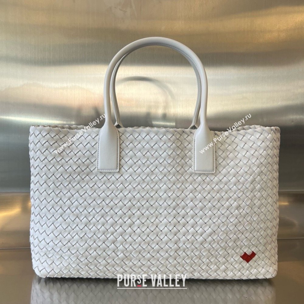 bottega veneta large cabat bag White / Vernis 2024 (misu-240202-01)