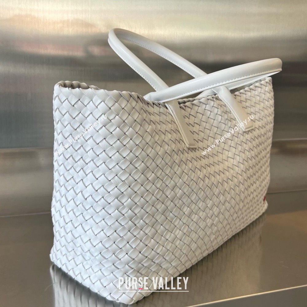 bottega veneta large cabat bag White / Vernis 2024 (misu-240202-01)