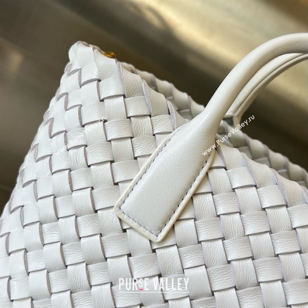 bottega veneta mini cabat bag White / Vernis 2024 (misu-240202-02)